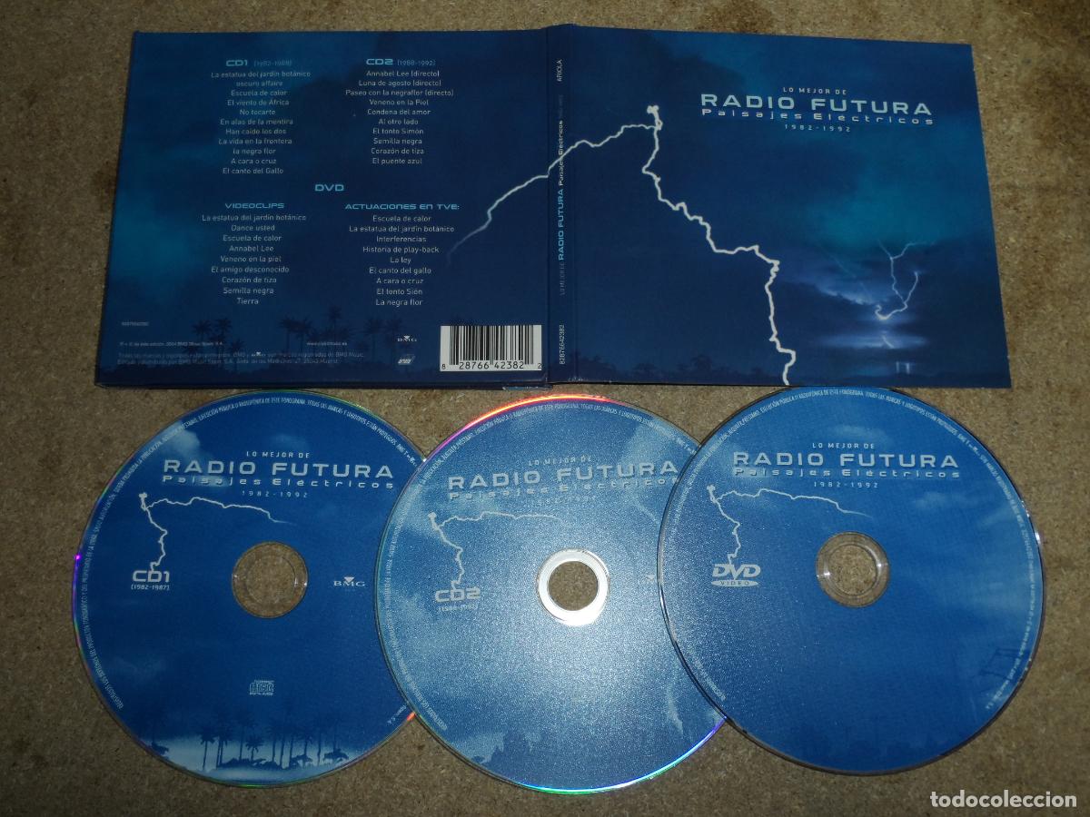 CDs de m&uacute;sica: RADIO FUTURA - PAISAJES ELECTRICOS (2 CDS + DVD)
