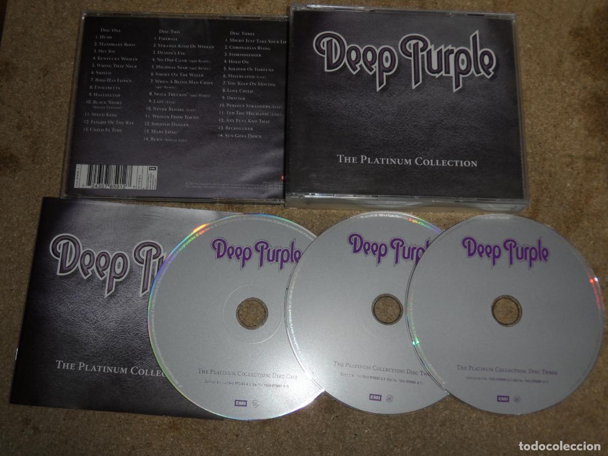 CDs de m&uacute;sica: Deep Purple - The Platinum Collection (3 CDS)