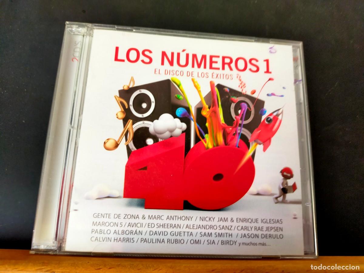 CDs de m&uacute;sica: LOS N&Uacute;MEROS 1 DE LOS 40 PRINCIPALES. EL DISCO DE LOS &Eacute;XITOS. DOBLE CD. 40 TEMAZOS. 2015