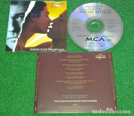 CDs de m&uacute;sica: INDECENT PROPOSAL ** BANDA SONORA ** CD Pretenders, Sheena Easton, Seal