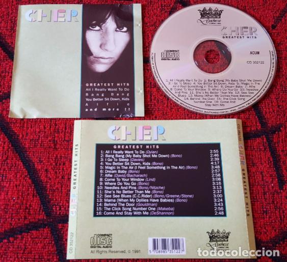 CDs de m&uacute;sica: CHER ** Greatest Hits ** CD 1991