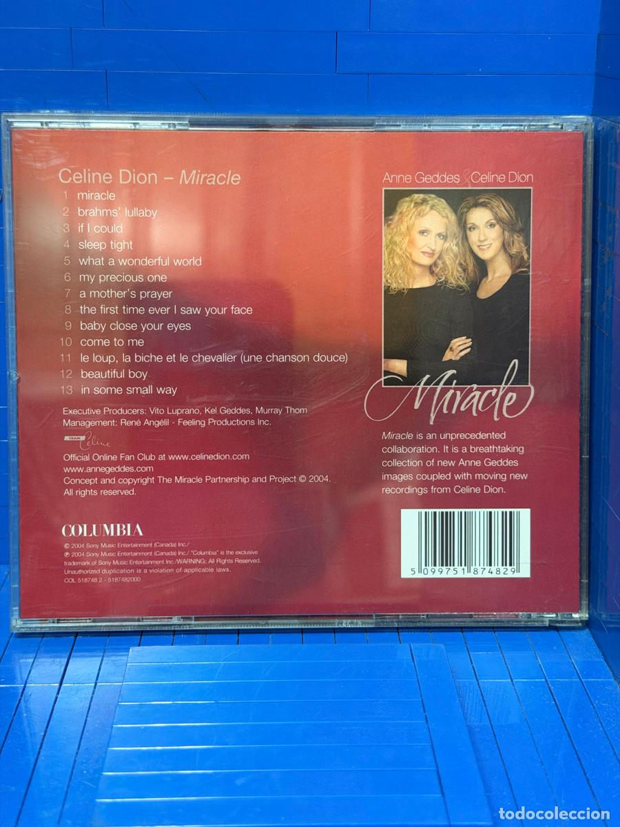 CDs de m&uacute;sica: MIRACLE &ndash; CELINE DION &ndash; 2004 &ndash; CD - Foto 2
