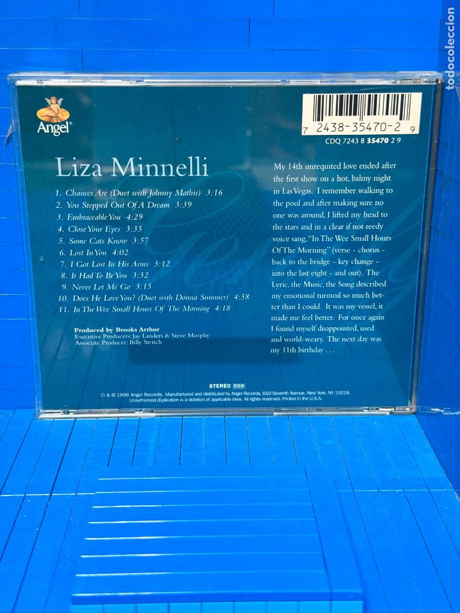 CDs de m&uacute;sica: GENTLY &ndash; LIZA MINNELLI &ndash; 1996 &ndash; CD - Foto 2