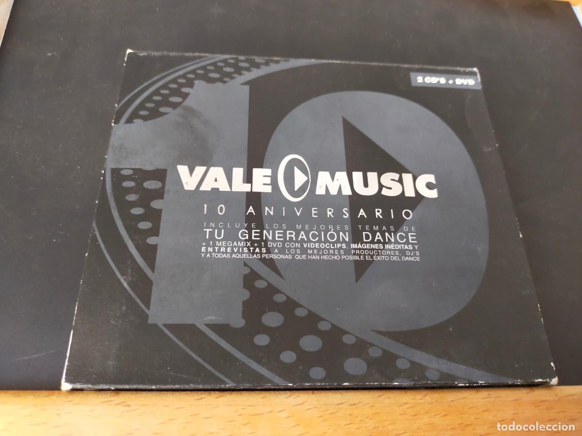 CDs de m&uacute;sica: VALE MUSIC. 10 ANIVERSARIO. LOS MEJORES TEMAS DE TU GENERACI&Oacute;N DANCE. DOBLE CD + DVD UNIVERSAL. 2007