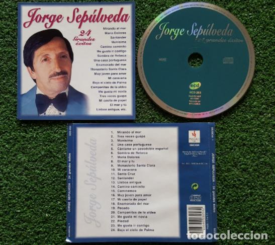 CDs de m&uacute;sica: JORGE SEPULVEDA ** 24 Grandes Exitos ** CD 2001 - Foto 1