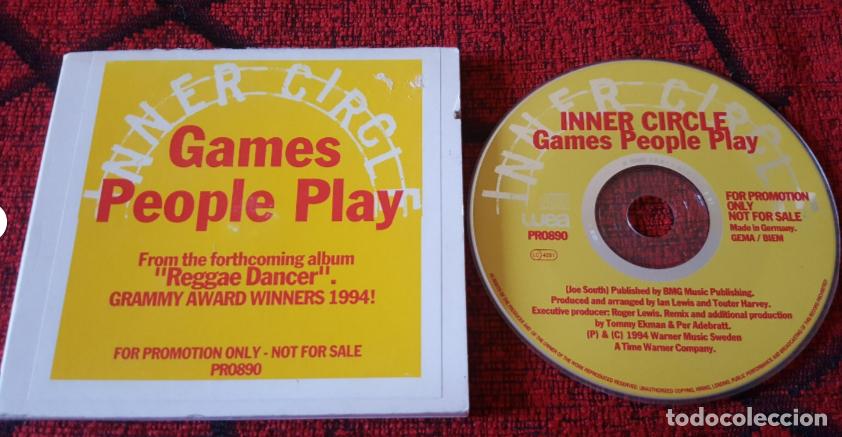 CDs de m&uacute;sica: INNER CIRCLE ** Games People Play ** CD SINGLE PROMOCIONAL 1994