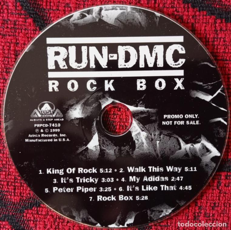 CDs de m&uacute;sica: RUN-DMC ** Rock Box ** CD PROMOCIONAL 1999 USA SIN PORTADA