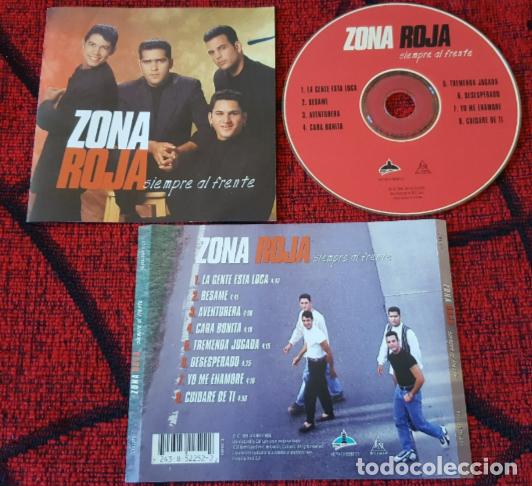 CDs de m&uacute;sica: ZONA ROJA ** Siempre Al Frente ** CD 1996 USA