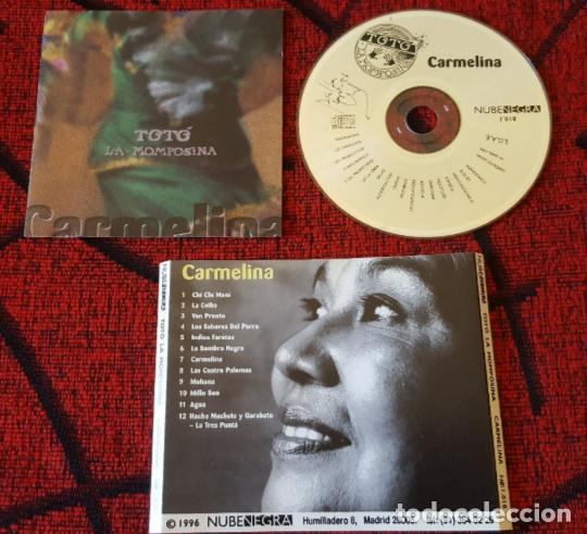 CDs de m&uacute;sica: TOTO LA MOMPOSINA ** Carmelina ** CD 1996