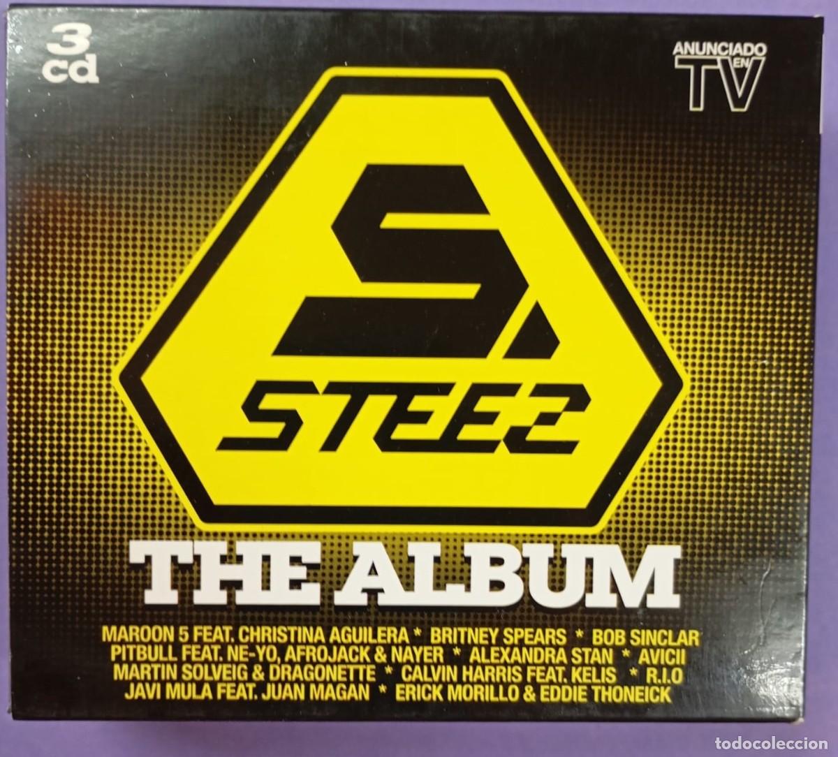 CDs de m&uacute;sica: STEEZ. THE ALBUM. 3 CD (Pitbull, Maroon 5, Britney Spears...)