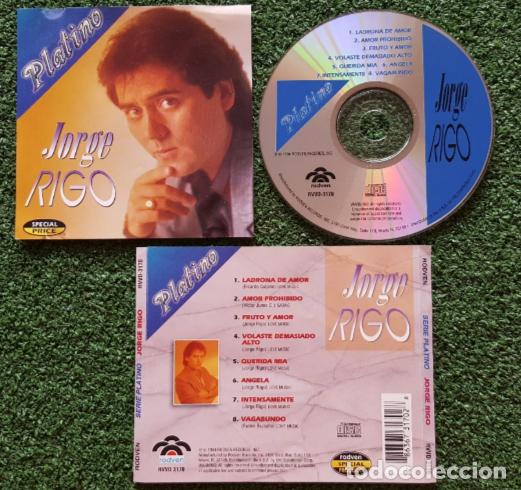 CDs de m&uacute;sica: JORGE RIGO ** Serie Platino ** 1994 USA CD