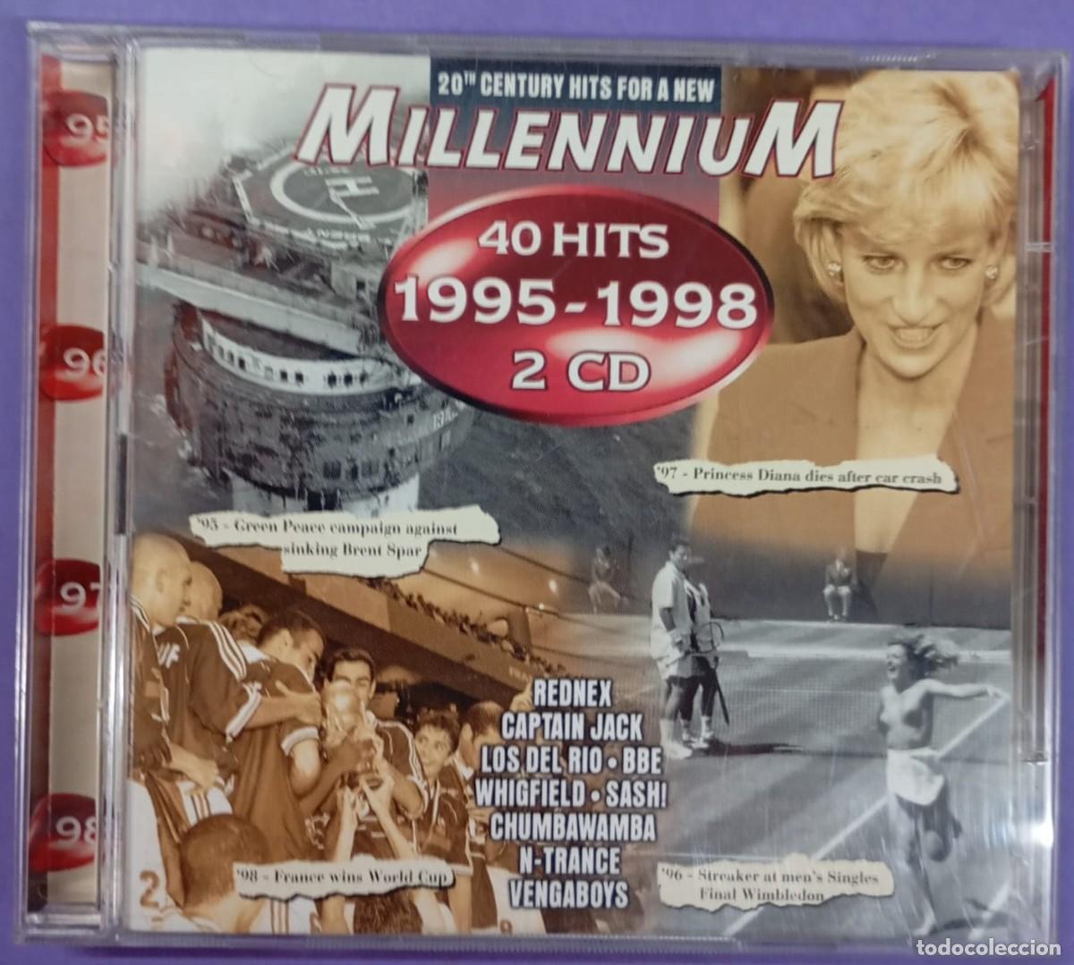 CDs de m&uacute;sica: MILLENNIUM 40 HITS 1995 - 1998 (2 CD) - Foto 1