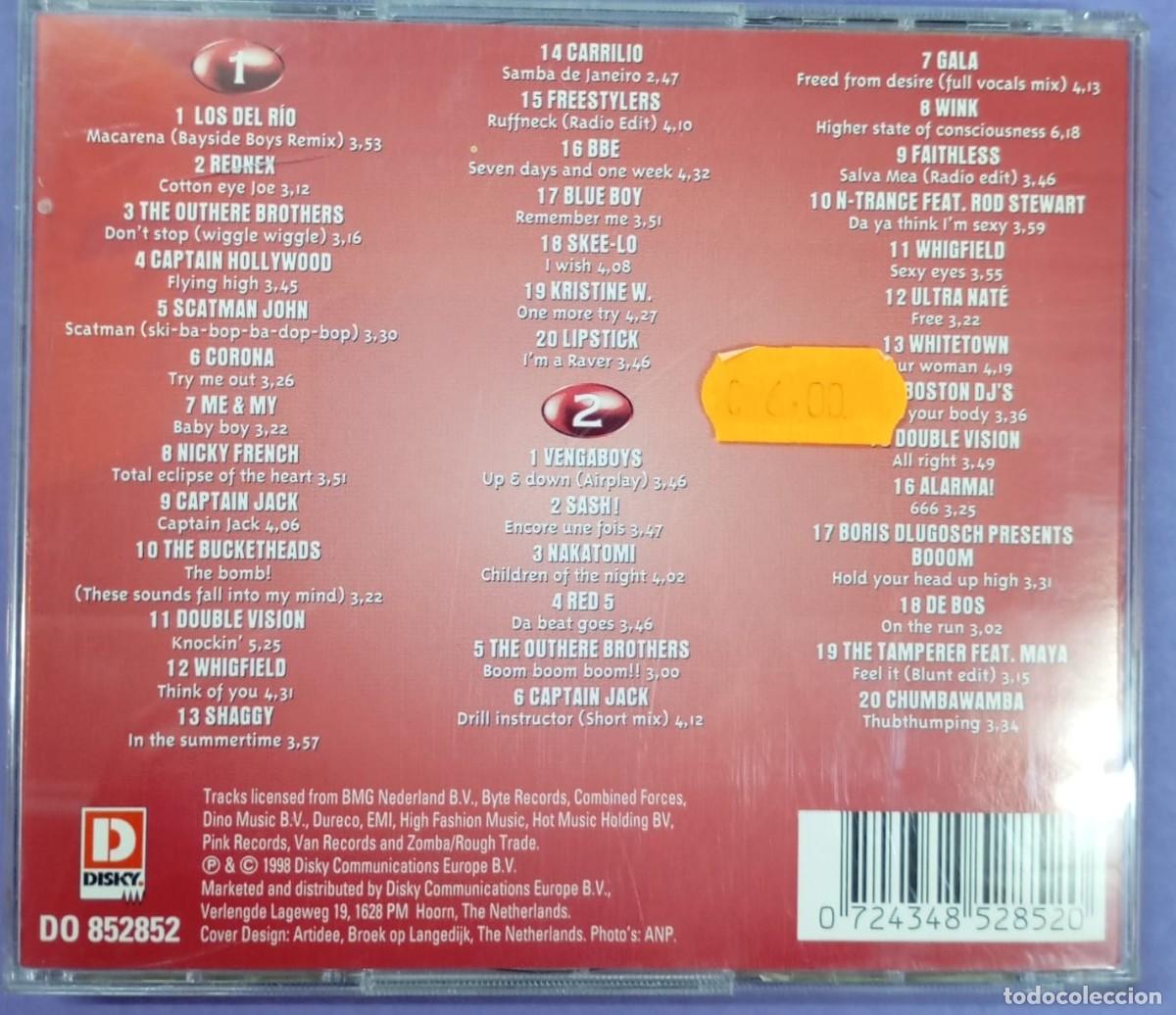 CDs de m&uacute;sica: MILLENNIUM 40 HITS 1995 - 1998 (2 CD) - Foto 2