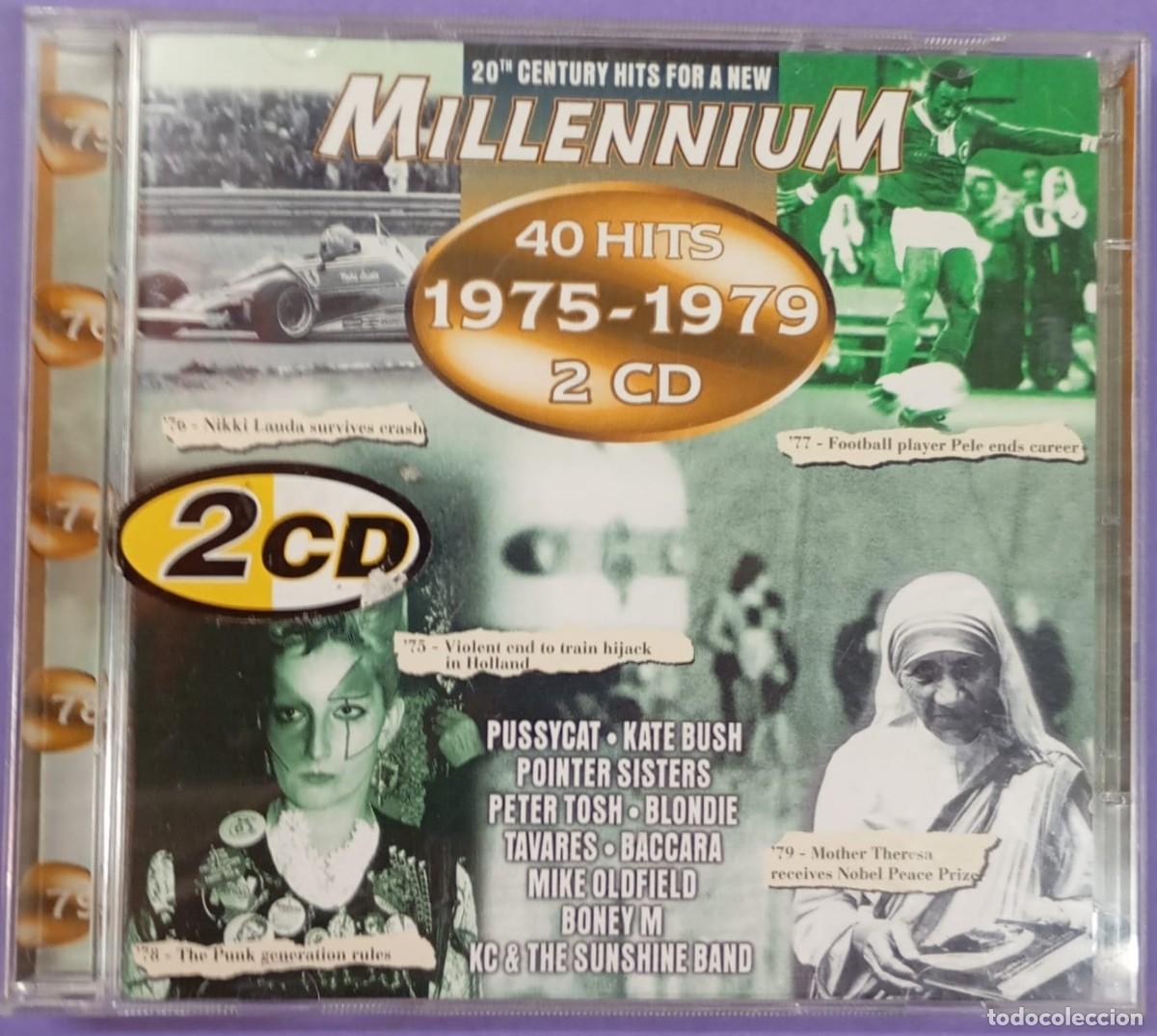 CDs de m&uacute;sica: MILLENNIUM 40 HITS 1975-1979 (2 CD)