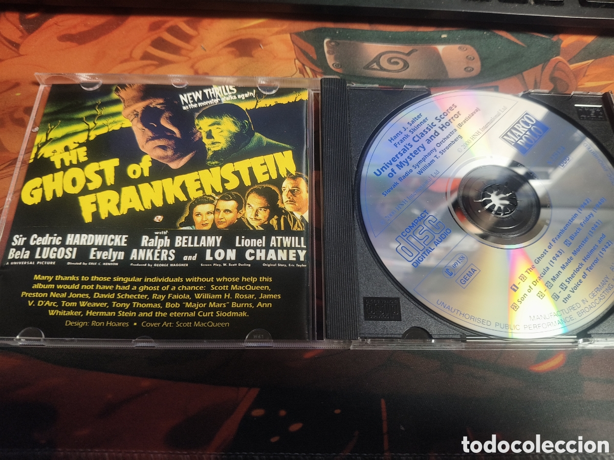 CDs de m&uacute;sica: The Ghost of Frankenstein bso - Cd - Foto 2