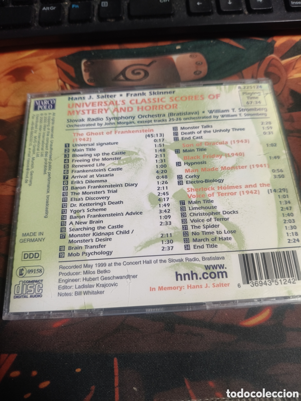 CDs de m&uacute;sica: The Ghost of Frankenstein bso - Cd - Foto 3