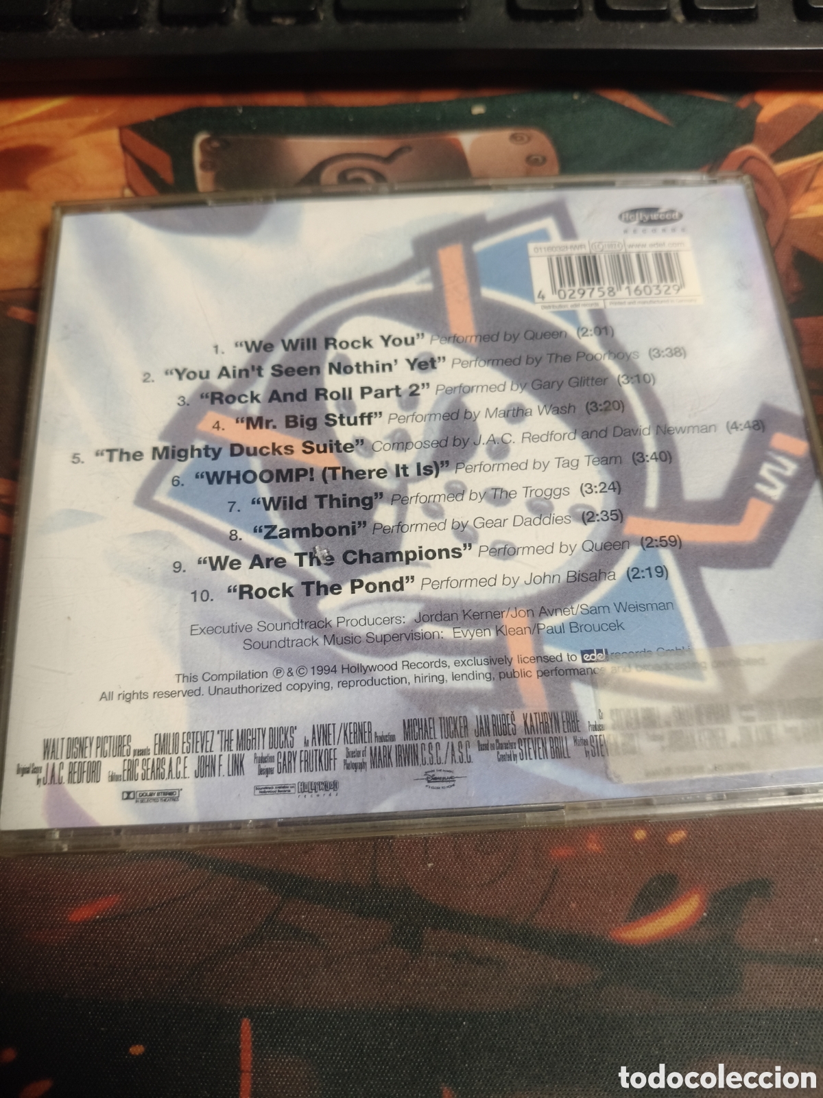 CDs de m&uacute;sica: The mighty ducks - CD Bso - Foto 3