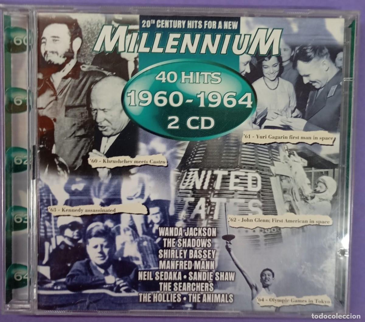 CDs de m&uacute;sica: MILLENNIUM 40 HITS 1960-1964 (2 CD)