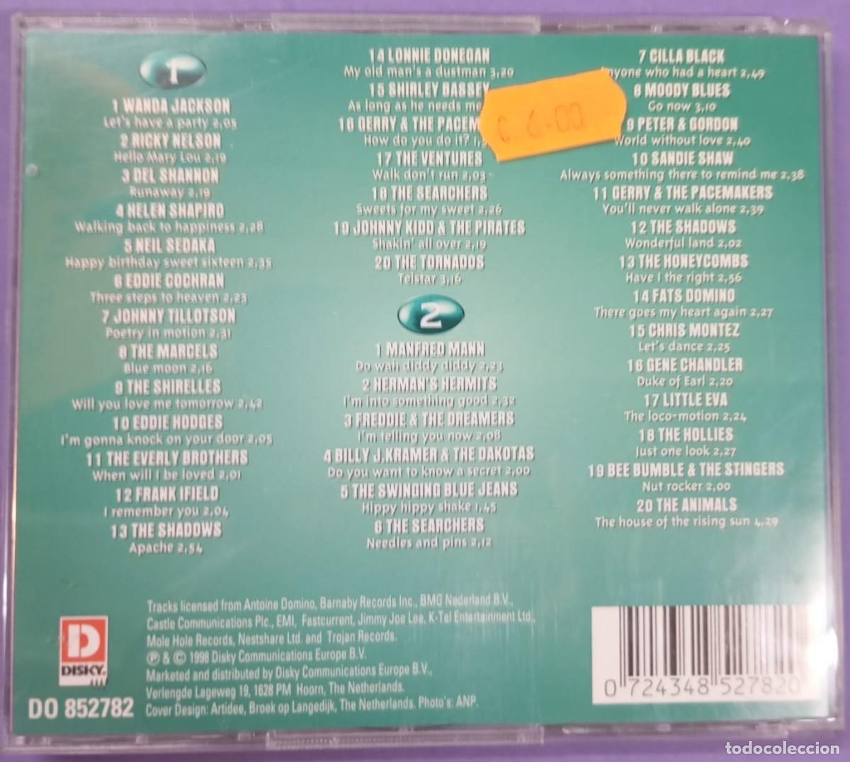 CDs de m&uacute;sica: MILLENNIUM 40 HITS 1960-1964 (2 CD) - Foto 2