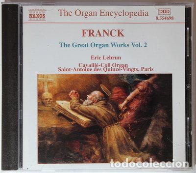 CDs de m&uacute;sica: Franck: The Great Organ Works Vol. 2- 0636943469828