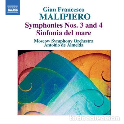 CDs de m&uacute;sica: Malipiero: Symphonies Nos. 3 & 4; Sinfonia del mare- 0747313087877