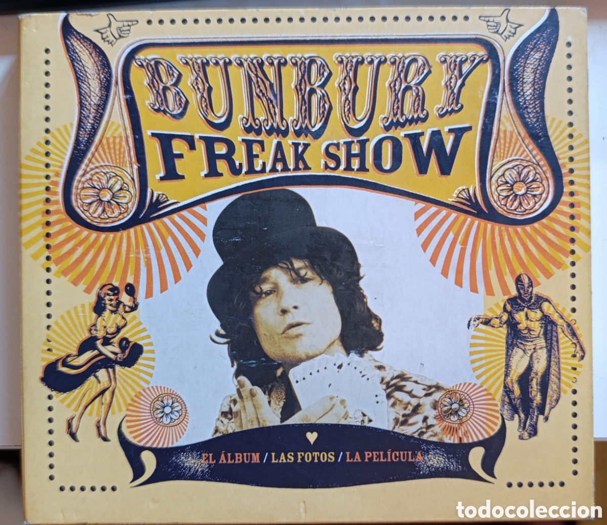 Music CDs: ENRIQUE BUNBURY &ndash; FREAK SHOW CD+DVD DIGIPACK 2005 MUY LIMITADO