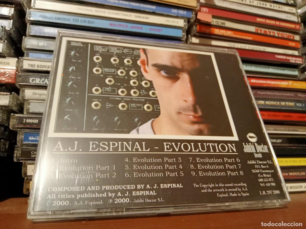 CDs de m&uacute;sica: A.J.Espinal &ndash; Evolution - cd Spain 2000 - Foto 2