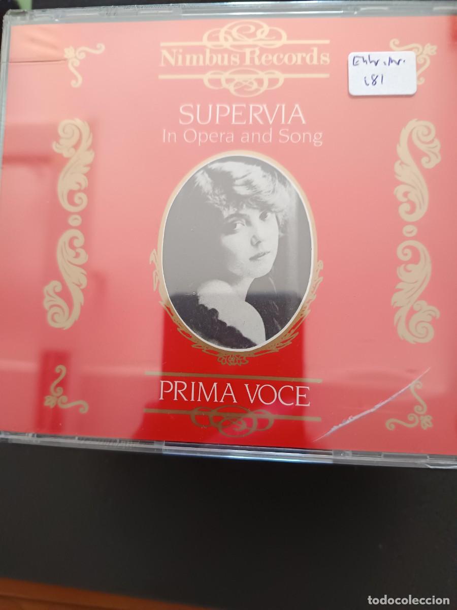 CDs de m&uacute;sica: 2CD. SUPERVIA IN OPERA AND SONG (PRIMA VOCE, NIMBUS RECORDS). CONCHITA SUPERVIA 1895-1936