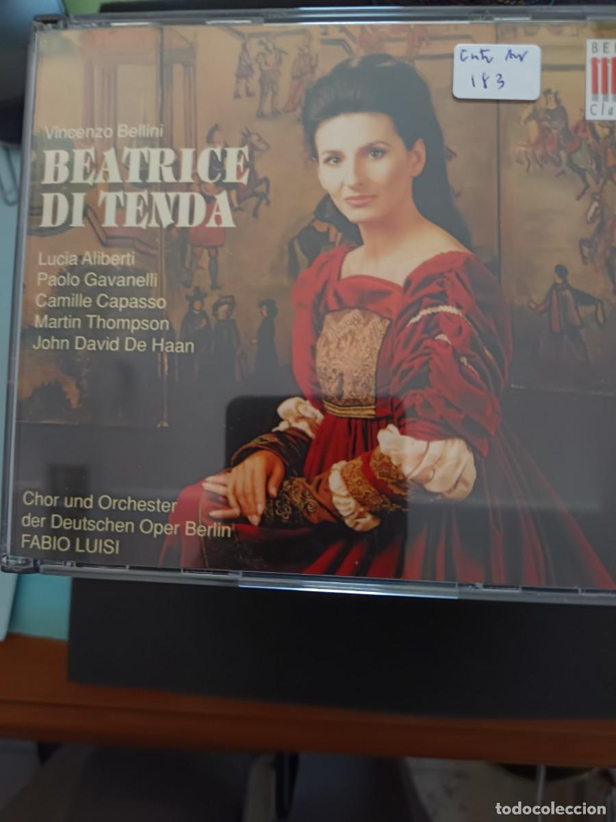 CDs de m&uacute;sica: 2CD. BELLINI. BEATRICE DI TENDA.- DIR.: FABIO LUISI.- INT&Eacute;RP.: LUCIA ALIBERTI, PAOLO GAVANELLI