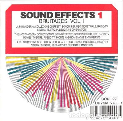 CDs de m&uacute;sica: Sound Effects 1 - Bruitages Vol. 1- 3254872144011