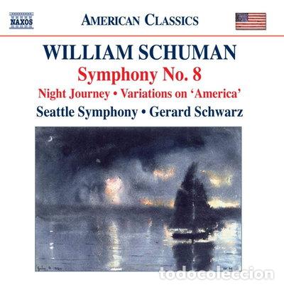 CDs de m&uacute;sica: Symphony No. 8 / Night Journey / Variations on 'America'- 0636943965122