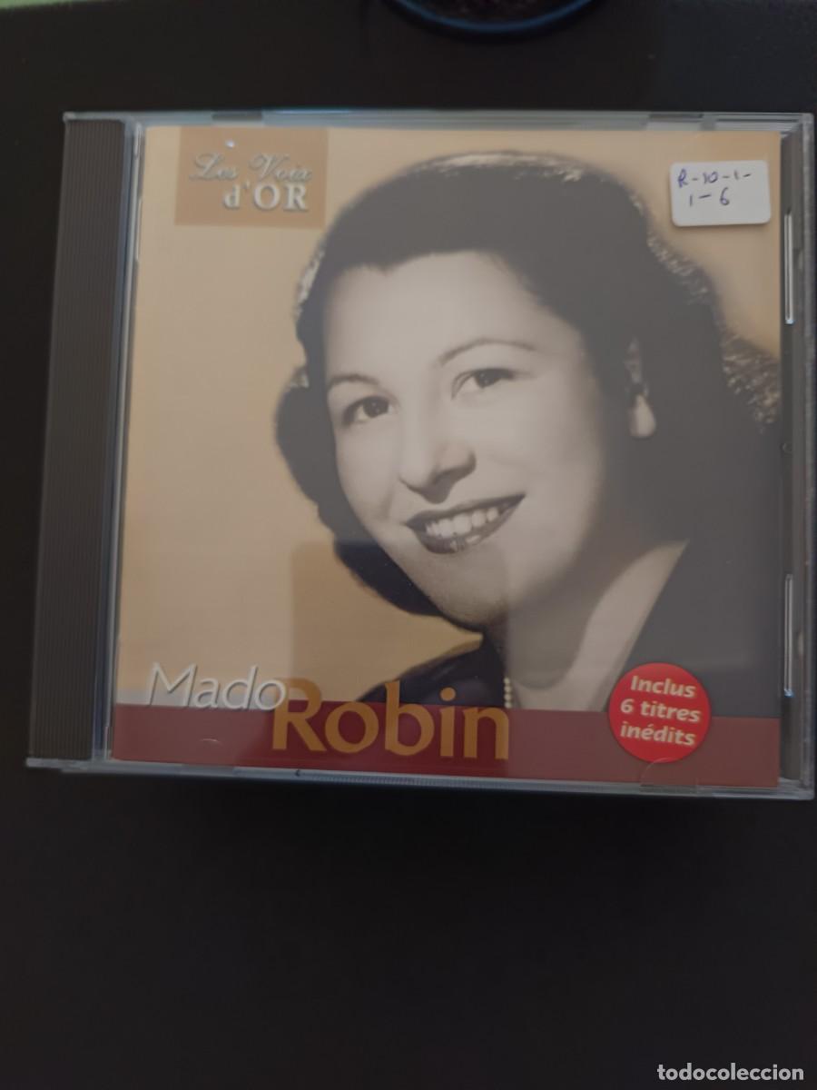 CDs de m&uacute;sica: MADO ROBIN. LES VOIX D'OR. INCLUS 6 TITRES IN&Eacute;DITES