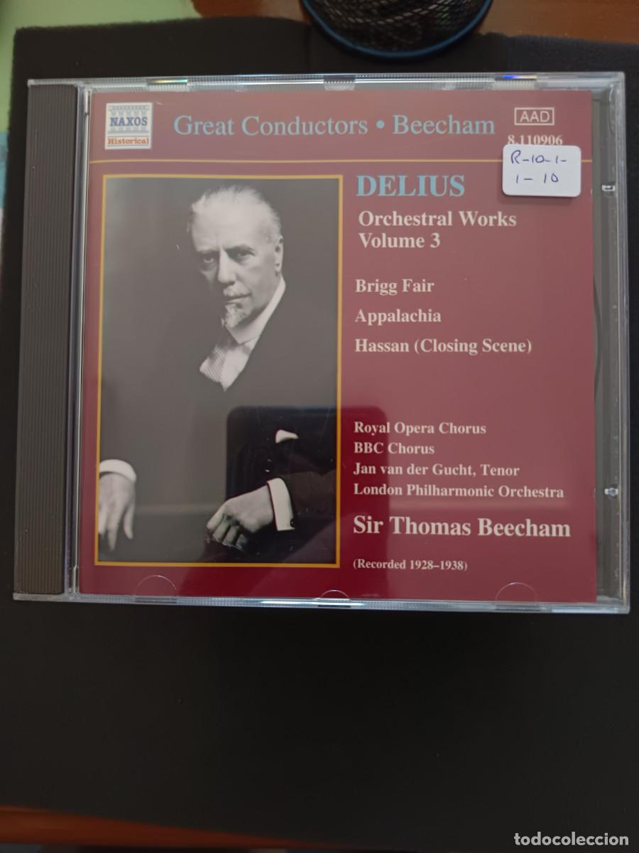 CDs de m&uacute;sica: DELIUS: ORCHESTRAL WORKS VOLUME 3. DIR.: SIR THOMAS BEECHAM