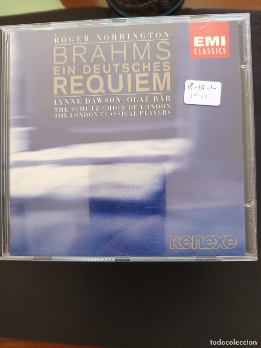 CDs de m&uacute;sica: BRAHMS: EIN DEUTSCHES REQUIEM. DIR: ROGER NORRINGTON - Foto 1