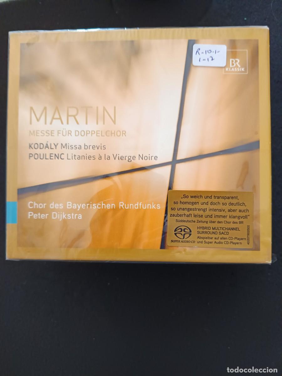 CDs de m&uacute;sica: MARTIN: MESSE F&Uuml;R DOPPELCHOR / KOD&Aacute;LY: MISSA BREVIS / POULENC: LITANIES &Agrave; LA VIERGE NOIRE