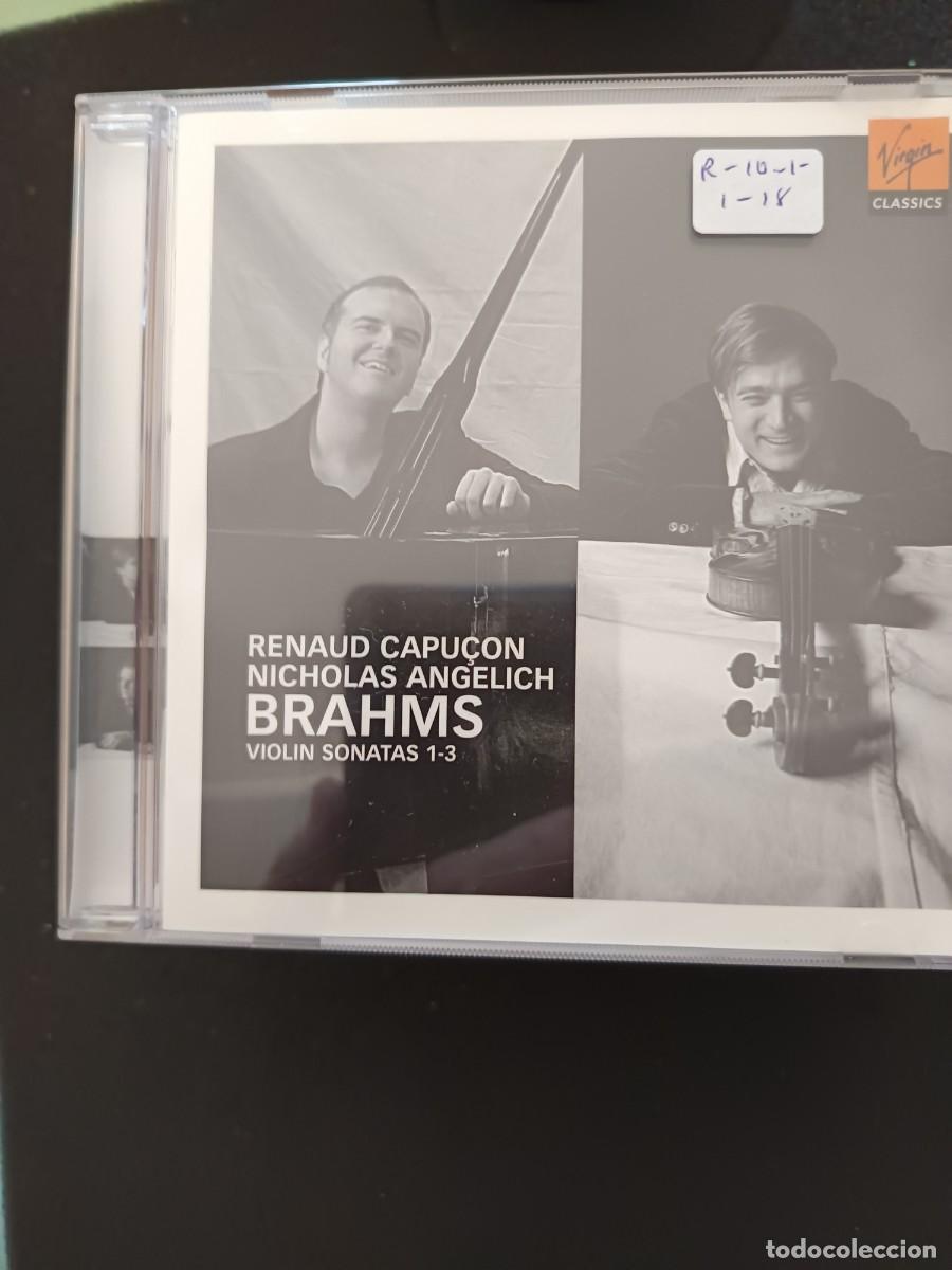 CDs de m&uacute;sica: BRAHMS: VIOLIN SONATAS 1-3. VIOLIN: RENAUD CAPU&Ccedil;ON. PIANO: NICHOLAS ANGELICH