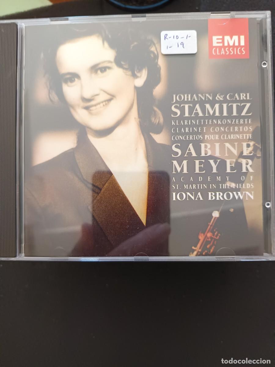 CDs de m&uacute;sica: JOHANN & CARL STAMITZ. KLARINETTENKONZERTE. SABINE MEYER. IONA BROWN