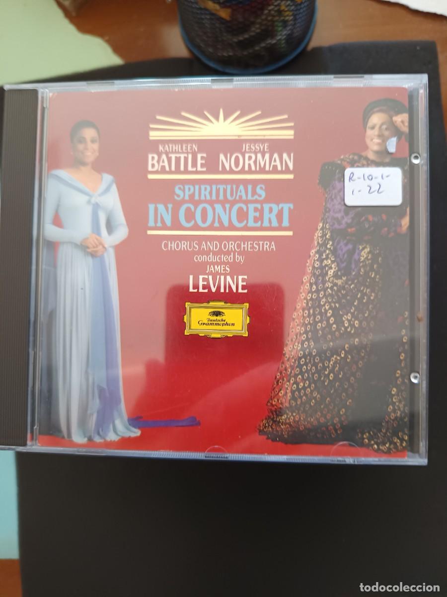 CDs de m&uacute;sica: KATHLEEN BATTLE. JESSYE NORMAN. SPIRITUALS IN CONCERT. DIR.: JAMES LEVINE