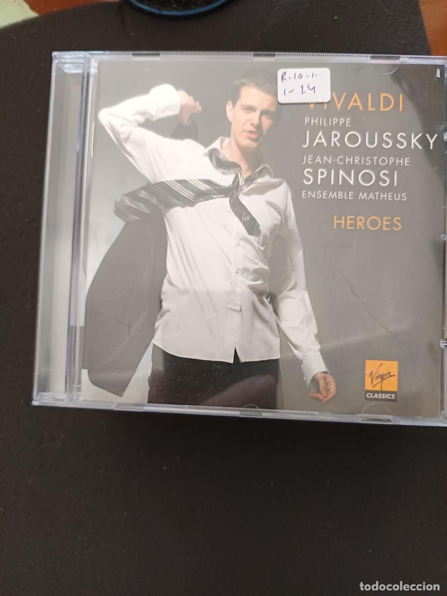 CDs de m&uacute;sica: PHILIPPE JAROUSSKY (CONTRATENOR). VIVALDI. HEROES. VIOLIN Y DIRECCI&Oacute;N: JEAN-CHRISTOPHE SPINOSI