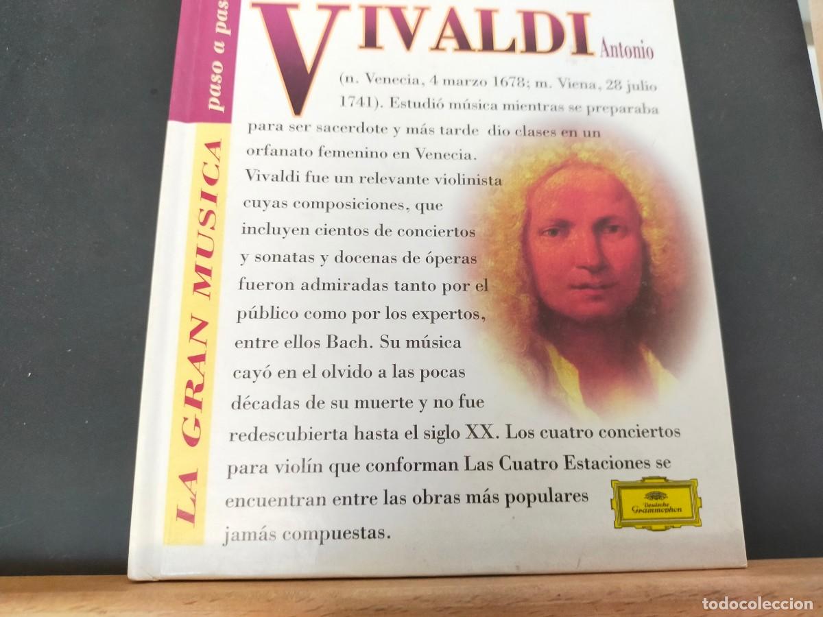 CDs de m&uacute;sica: VIVALDI. ANTONIO VIVALDI. LA GRAN M&Uacute;SICA. PASO A PASO. LIBRO + CD EN SOBRE SIN ABRIR. POLYGRAM
