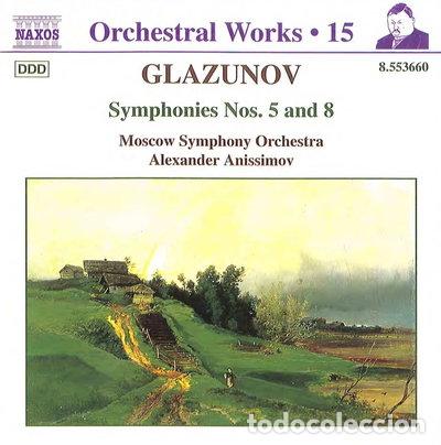 CDs de m&uacute;sica: Glazunov: Symphonies 5 & 8- 0730099466028