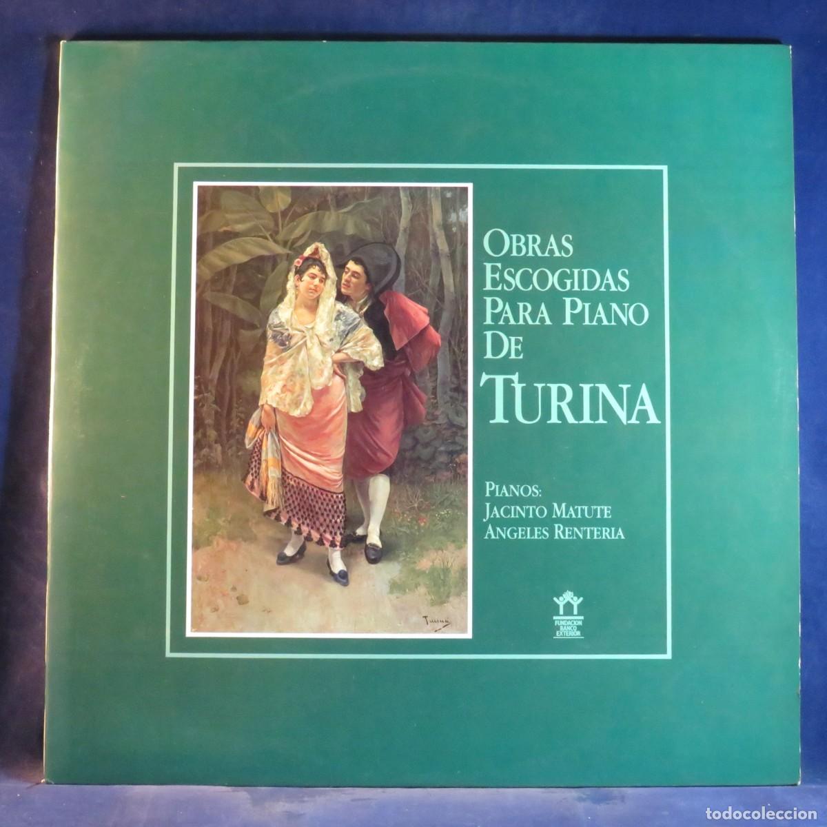CDs de m&uacute;sica: JACINTO MATUTE, ANGELES RENTERIA - OBRAS ESCOGIDAS PARA PIANO DE TURINA - 2 LP