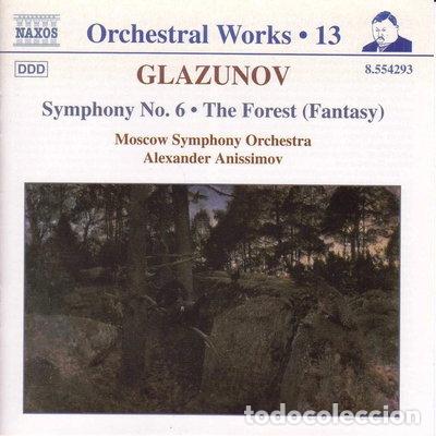 CDs de m&uacute;sica: Glazunov: Symphony No. 6 / The Forest, Op. 90- 0636943429327