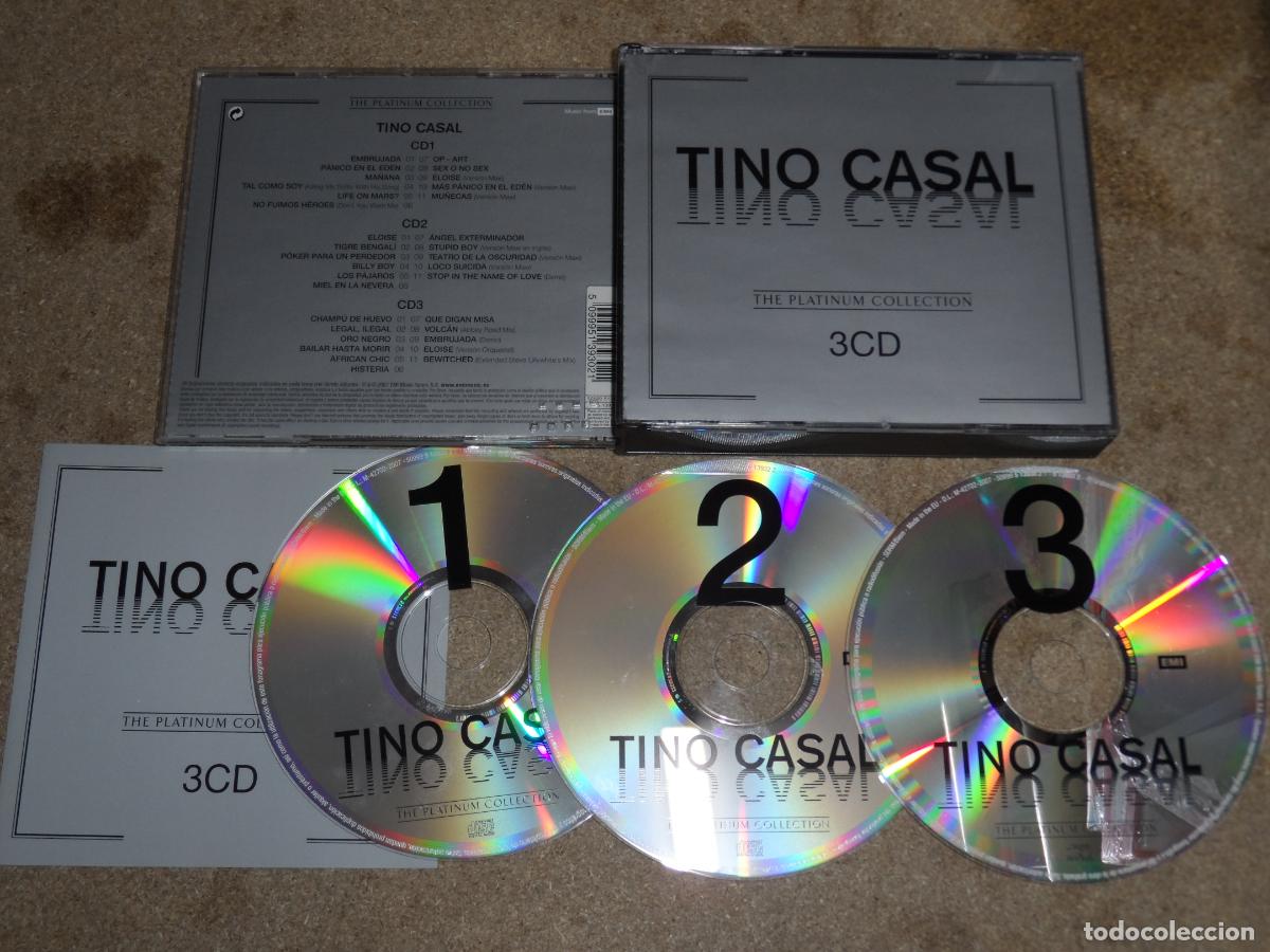 CDs de m&uacute;sica: Tino Casal - The Platinum Collection (3 CDS)