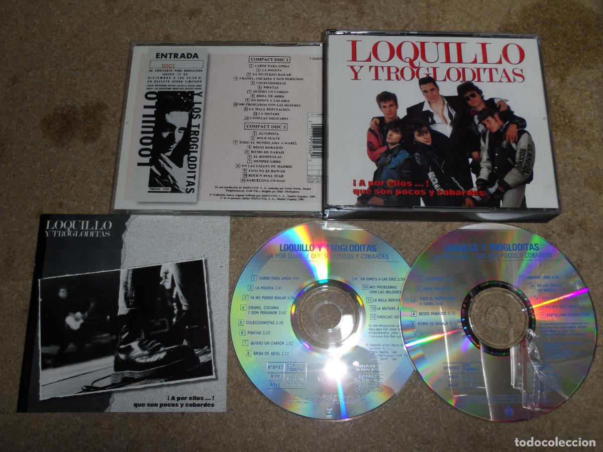 CDs de m&uacute;sica: Loquillo Y Los Trogloditas &ndash; A Por Ellos Que Son Pocos Y Cobardes (2 CDS)