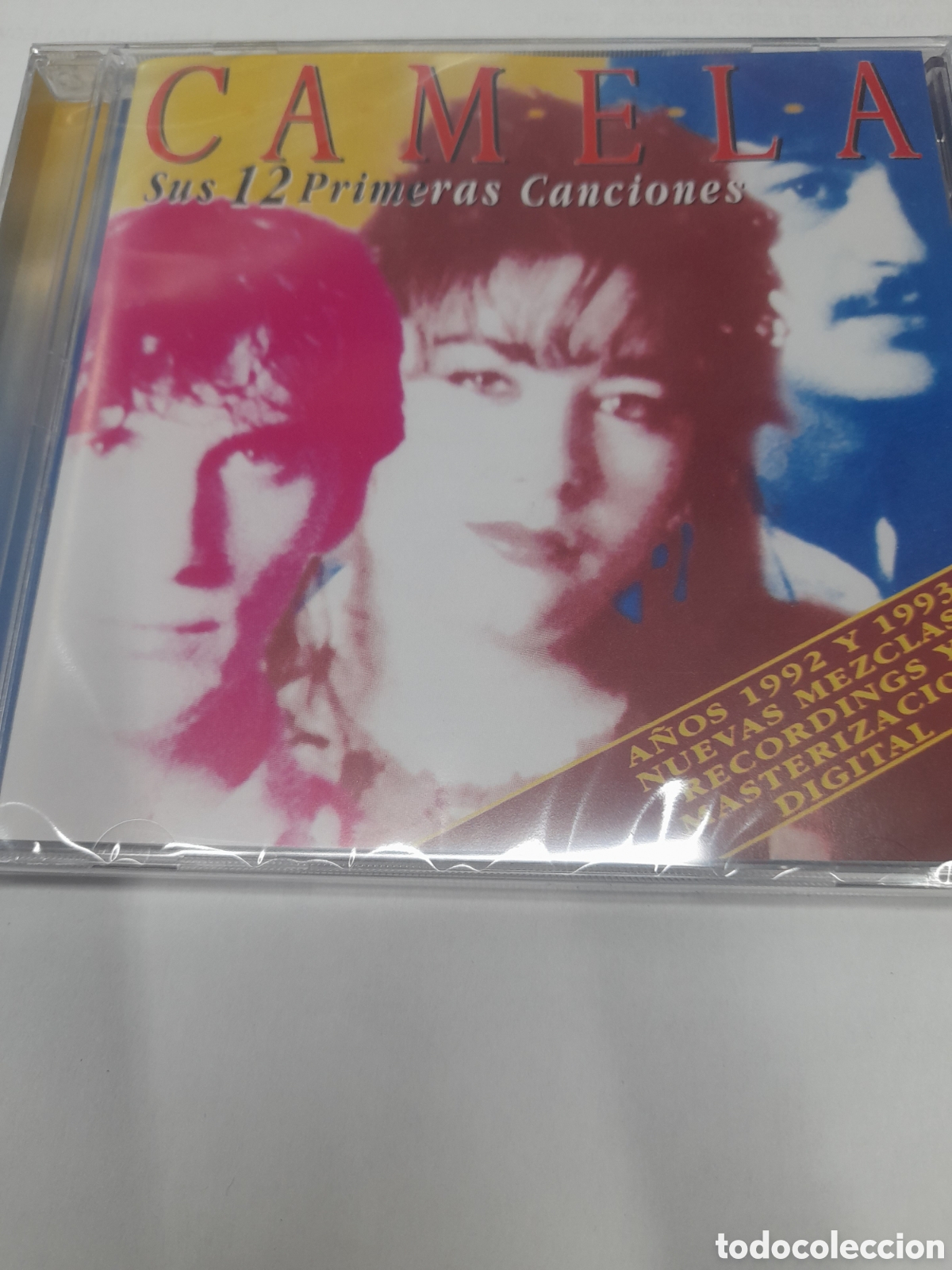 CDs de m&uacute;sica: CAMELA. Sus 12 Primeras Canciones de los a&ntilde;os 1992 y 1993.