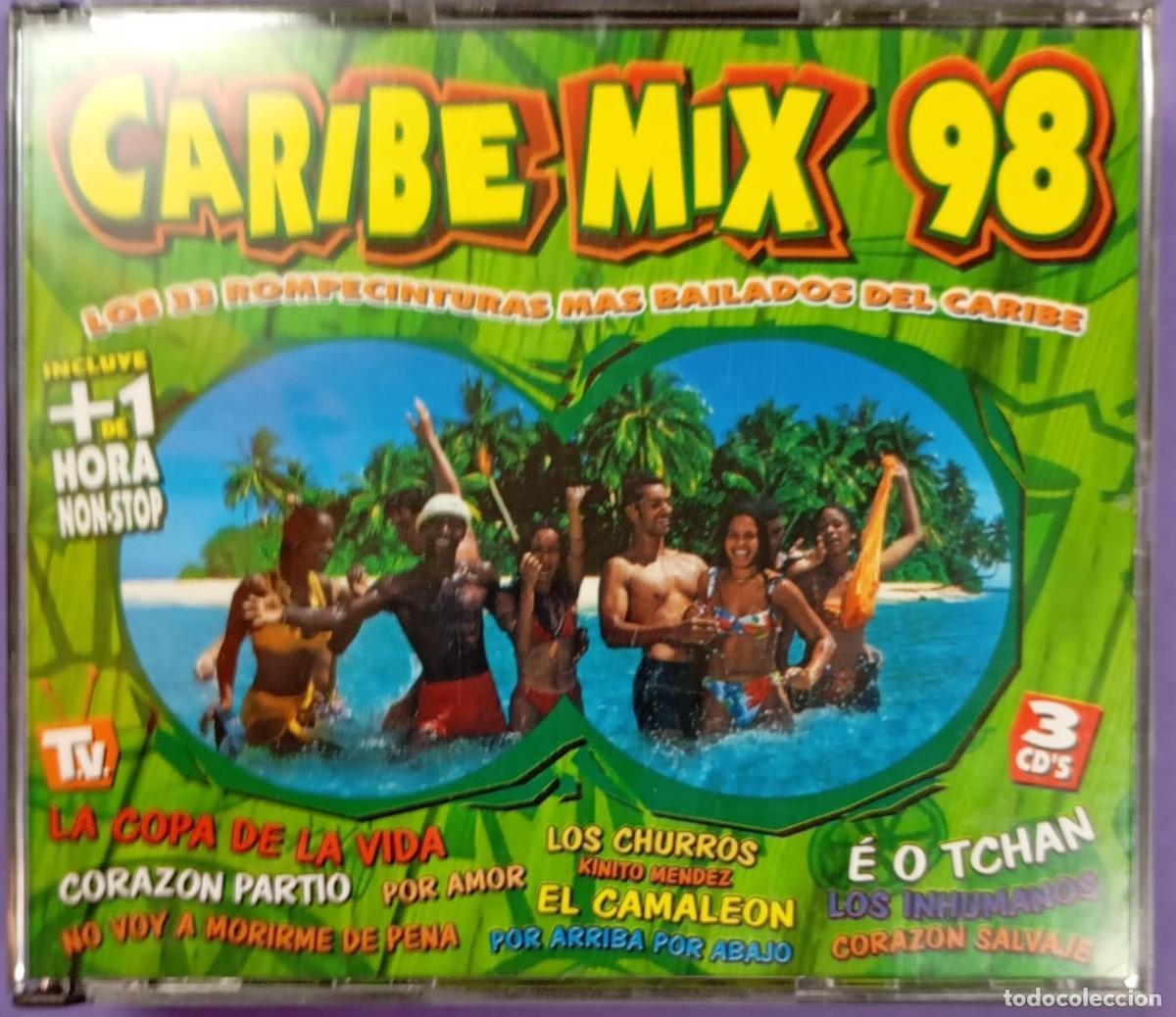 CDs de m&uacute;sica: Caribe Mix 98 (3 CD) - Foto 1