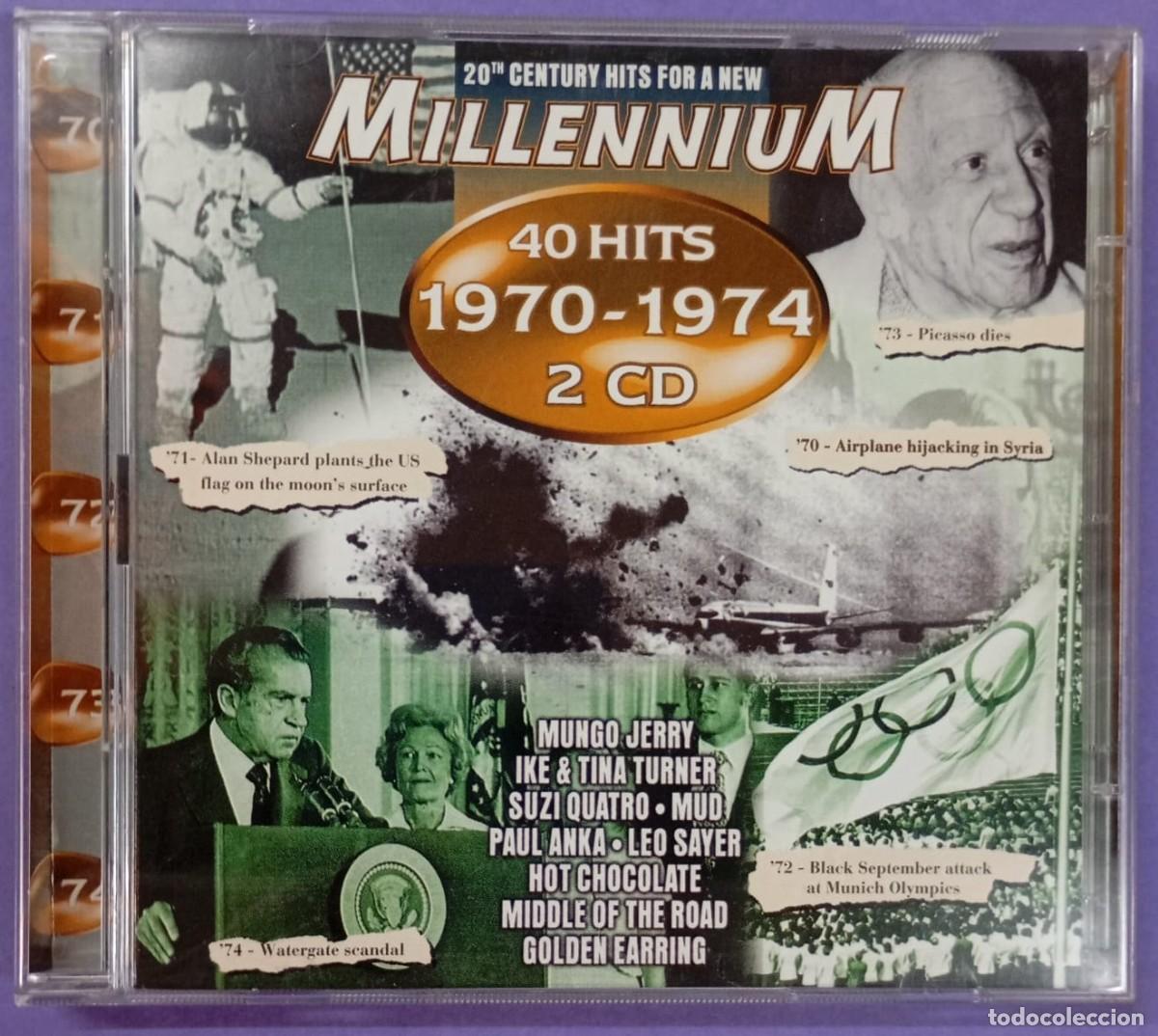 CDs de m&uacute;sica: Millennium 40 Hits 1970-1974 (2 CD)