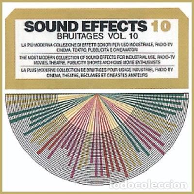 CDs de m&uacute;sica: Sound Effects 10 - Bruitages Vol. 10- 3254872144103