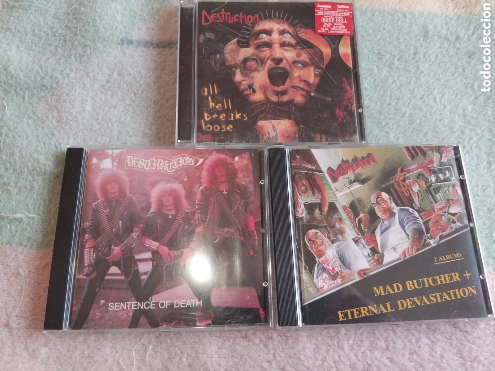 CDs de m&uacute;sica: LOTE DESTRUCTION (3 CDS)